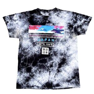 Tie Dye Tokyo Kyoto Kanagawa Osaka Chiba Japan T-Shirt Size Medium